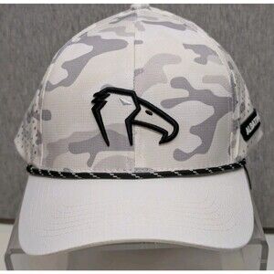New White Camo Albatross Attire Bird Logo Hat
